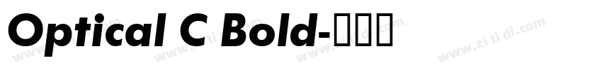Optical C Bold字体转换